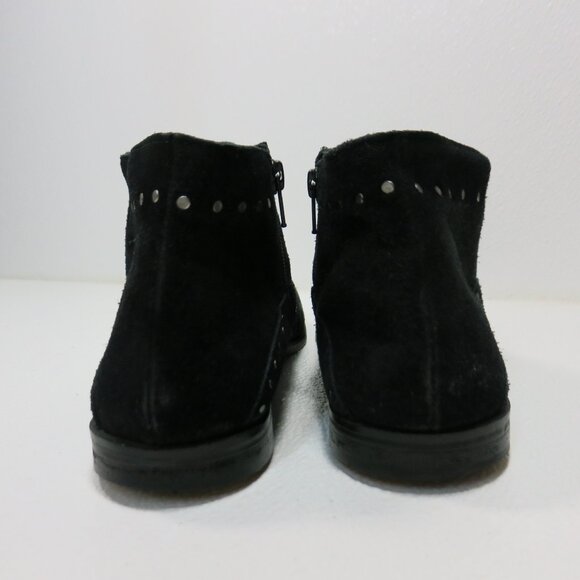 Free People Suede Leather Riveted Point Toe Booties Women's Footwear Boot Sz 40 - Picture 7 of 8